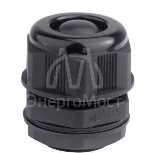 Ввод кабельный M20 с мембраной для кабеля d6-12мм IP68 черн. DKC 52M2012