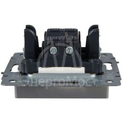 Выключатель проходной 1-кл. СП BRITE ВС10-1-7-БрА 10А с индик. механизм алюм. IEK BR-V12-1-10-K47