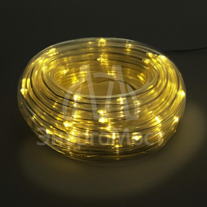 Светильник светодиодный садовый SLR-G06-100Y 100LED дюралайт (заменяемый Ni-MH 500мА.ч аккумулятор) желт. ФАZА 5060104