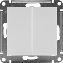 Переключатель перекрестный 2-кл. AtlasDesign 2хсх.7 10АХ механизм бел. SE ATN000173
