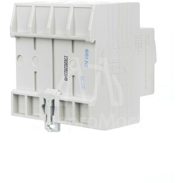 Выключатель дифференциального тока (УЗО) 4п 40А 30мА тип AC ВД1-63 IEK MDV10-4-040-030