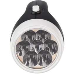 Фонарь аккумуляторный ручной AccuF2-L07-bk 7LED 2 режима: 100проц./25проц. аккум. 0.4А.ч выдвижная вилка индикатор зарядки черн. ФАZА 5000810