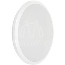 Светильник светодиодный ДПБ 3005 24Вт IP54 4000K круг бел. IEK LDPB0-3005-24-4000-K01