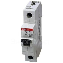 Выключатель автоматический модульный 1п C 40А 6кА S201 C40 ABB 2CDS251001R0404