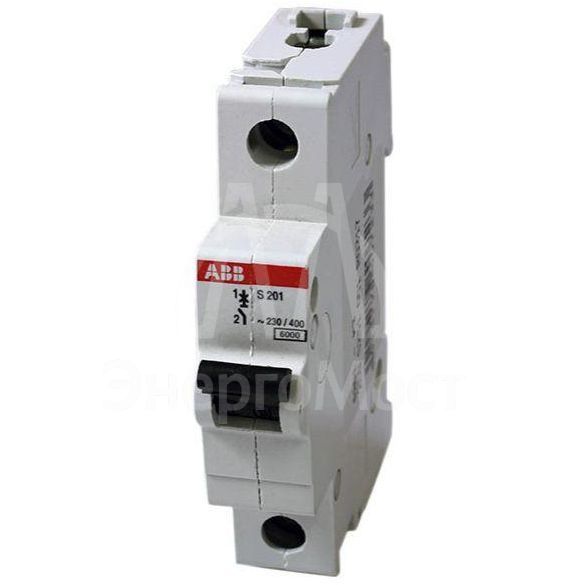 Выключатель автоматический модульный 1п C 40А 6кА S201 C40 ABB 2CDS251001R0404