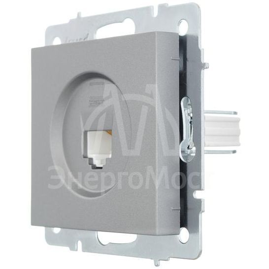 Розетка компьютерная 1-м СП Vesna механизм платина LEZARD 742-3588-139