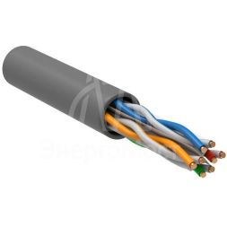 Кабель связи витая пара U/UTP (23AWG) кат.6 4х2 LSZH (305м) (м) ITK LC1-C604-121