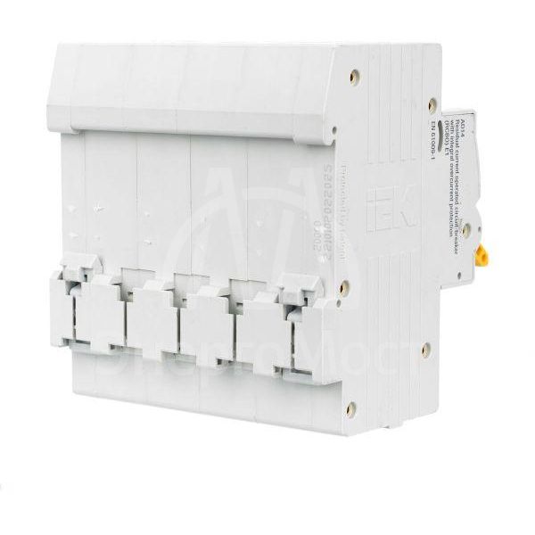 Выключатель автоматический дифференциального тока 4п C 25А 30мА тип AC 4.5кА АД-14 IEK MAD10-4-025-C-030