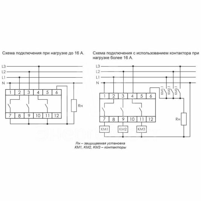 Переключатель фаз PF-431 (с приоритетной фазой; монтаж на DIN-рейке 35мм 3х400/230+N 3х16А IP20) F&amp;amp;F EA04.005.001