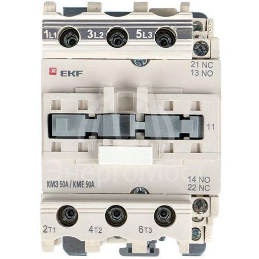 Контактор КМЭ 50А 380В NO+NC EKF ctr-s-50-380