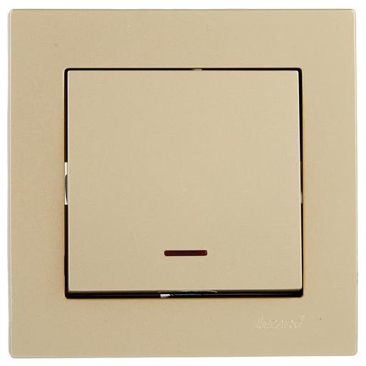 Выключатель с подсветкой VESNA зол. LEZARD 742-3688-111