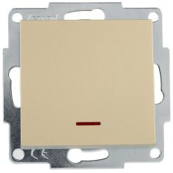 Выключатель с подсветкой VESNA зол. LEZARD 742-3688-111