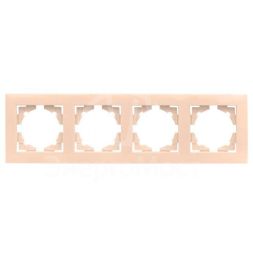 Рамка 4-м Валенсия крем. PROxima EKF EWM-G-304-20