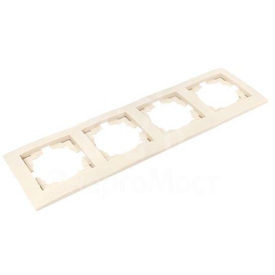 Рамка 4-м Валенсия крем. PROxima EKF EWM-G-304-20