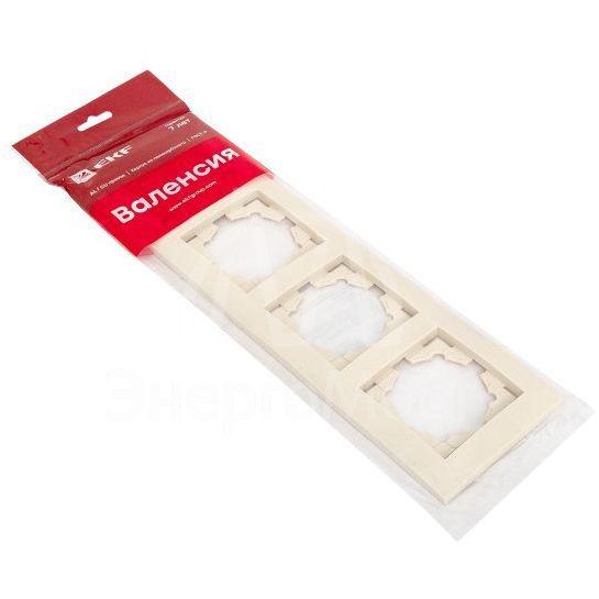 Рамка 4-м Валенсия крем. PROxima EKF EWM-G-304-20