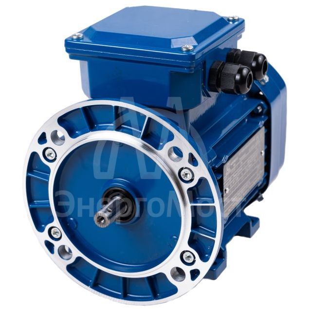 Электродвигатель АИР 90 (3 кВт 3000 об/мин) L2 IM 2081 на лапах с фланцем