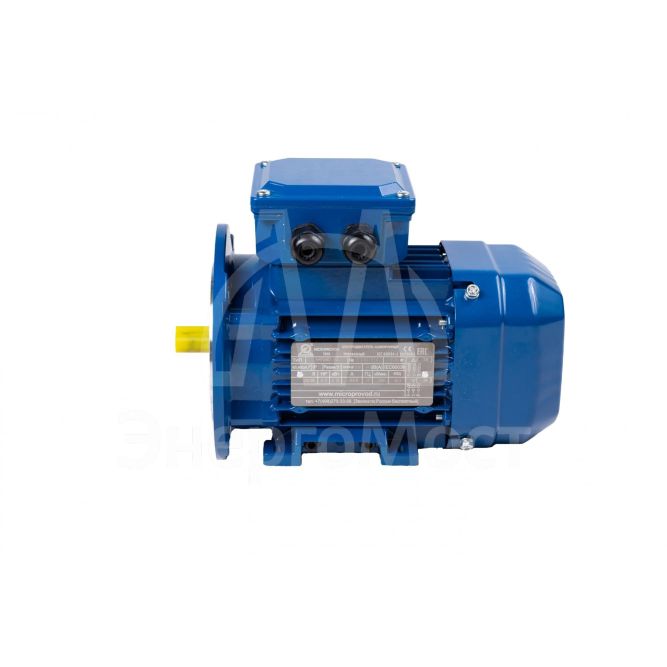 Электродвигатель АИР 90 (3 кВт 3000 об/мин) L2 IM 2081 на лапах с фланцем