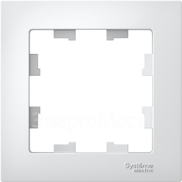 Рамка 1-м AtlasDesign бел. SchE ATN000101