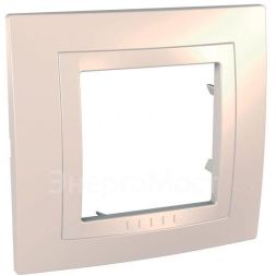 Рамка 1-м Unica беж. SchE MGU2.002.25