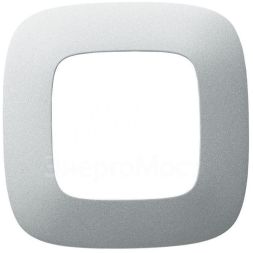 Рамка 1-м Valena Allure универсальная алюм. Leg 754391