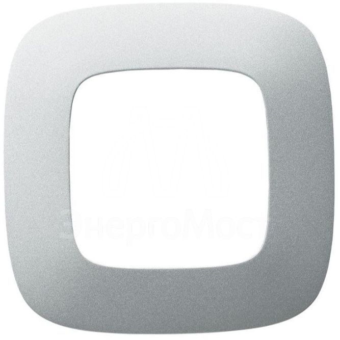 Рамка 1-м Valena Allure универсальная алюм. Leg 754391