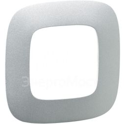 Рамка 1-м Valena Allure универсальная алюм. Leg 754391