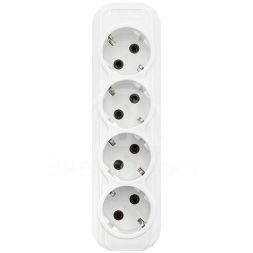 Колодка удлинителя 4-м с заземл. 16А Эксперт 3.5кВт EKF AKB16-4