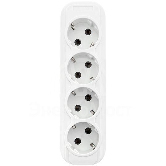 Колодка удлинителя 4-м с заземл. 16А Эксперт 3.5кВт EKF AKB16-4