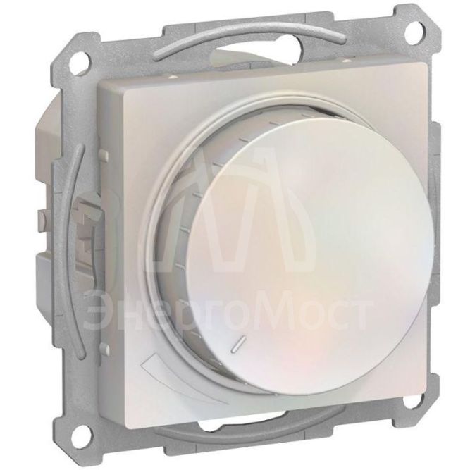 Механизм светорегулятора (диммера) AtlasDesign поворотно-нажимной 315Вт жемчуг SchE ATN000434