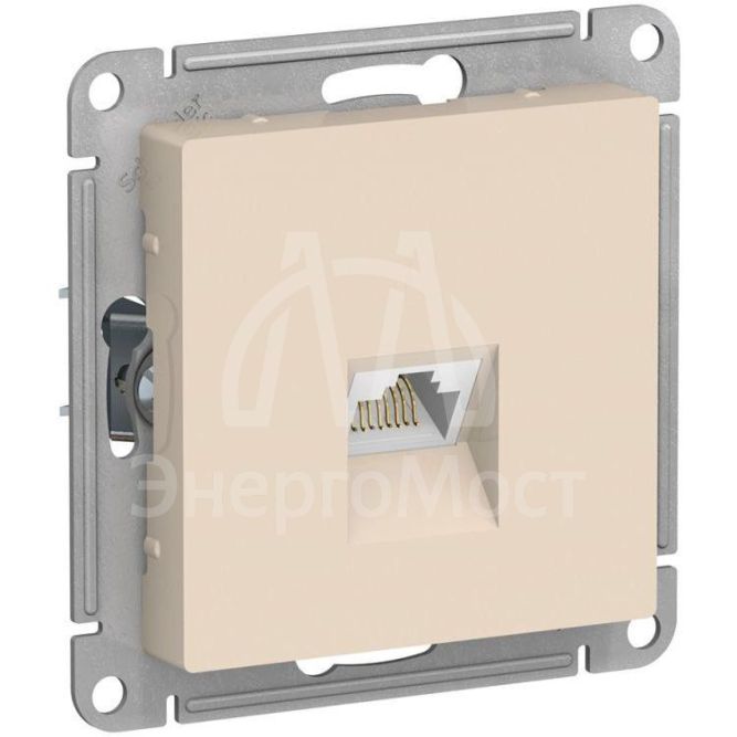 Механизм розетки компьютерной AtlasDesign RJ45 беж. SchE ATN000283