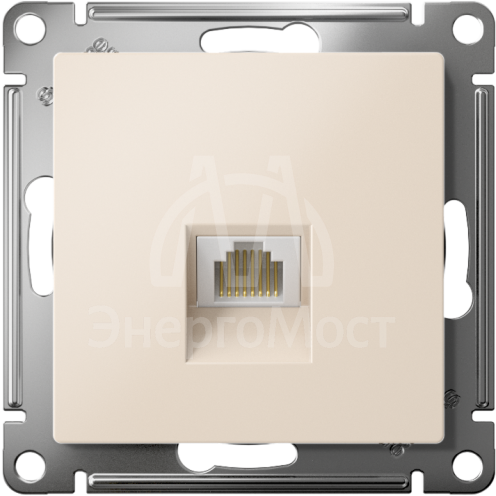 Механизм розетки компьютерной AtlasDesign RJ45 беж. SchE ATN000283