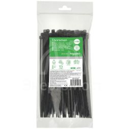 Стяжка кабельная 200х4.8 черн. (уп.100шт) SchE IMT46263