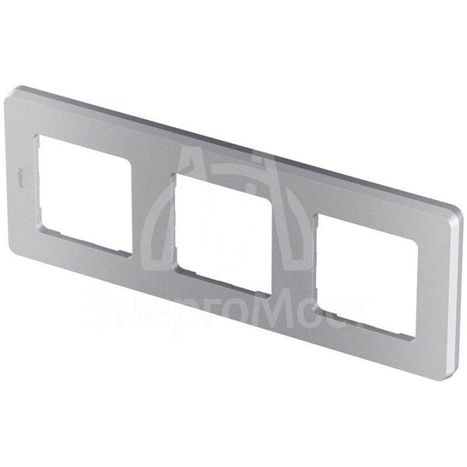 Рамка 3-м Inspiria алюм. Leg 673952