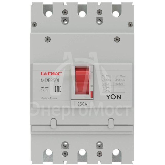 Выключатель автоматический в литом корпусе YON MDE250H160 DKC MDE250H160