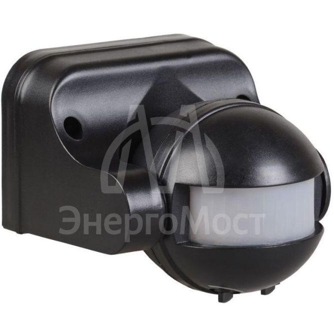 Детектор движения ДД 009 1100Вт угол обз. 180град. дальн. 12м IP44 черн. IEK LDD10-009-1100-002