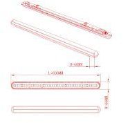 Светильник светодиодный SPP-201-0-40K-018 18Вт 4000К IP65 1710лм 600мм линейный матов. Эра Б0047172