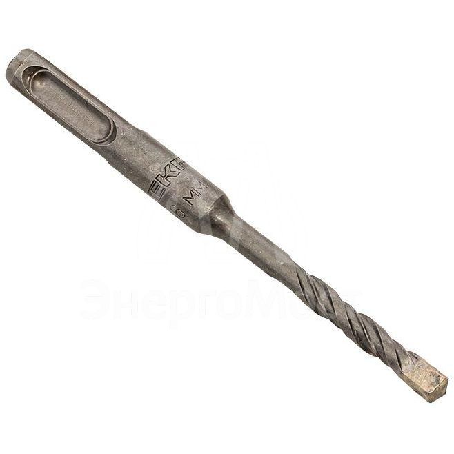 Бур по бетону SDS-plus 6х110мм 2 резца 4S спираль Master EKF db-6-110-2x4