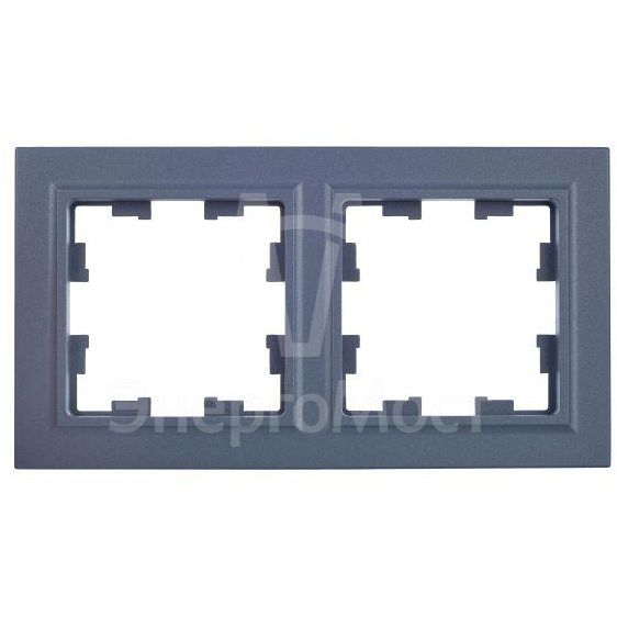 Рамка 2-м BRITE РУ-2-БрМ маренго IEK BR-M22-K35