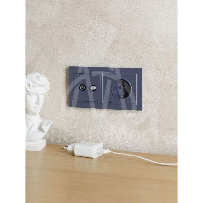 Рамка 2-м BRITE РУ-2-БрМ маренго IEK BR-M22-K35