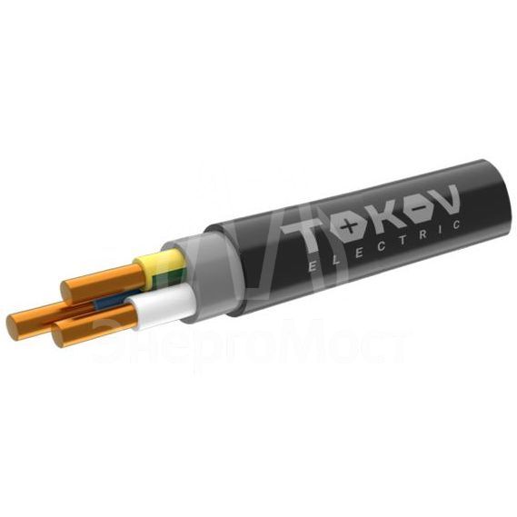 Кабель TOKOV ELECTRIC ППГнг(А)-HF 3х1.5 ОК (N PE) 0.66кВ (уп.100м) ТХМ00409105