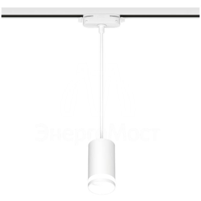 Светильник трековый подвес ARTLINE 55х55х100мм GU10 230В алюм./пластик. 2.6кв.м бел. Ritter 59929 0