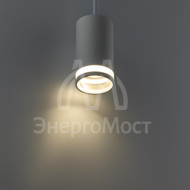 Светильник трековый подвес ARTLINE 55х55х100мм GU10 230В алюм./пластик. 2.6кв.м бел. Ritter 59929 0