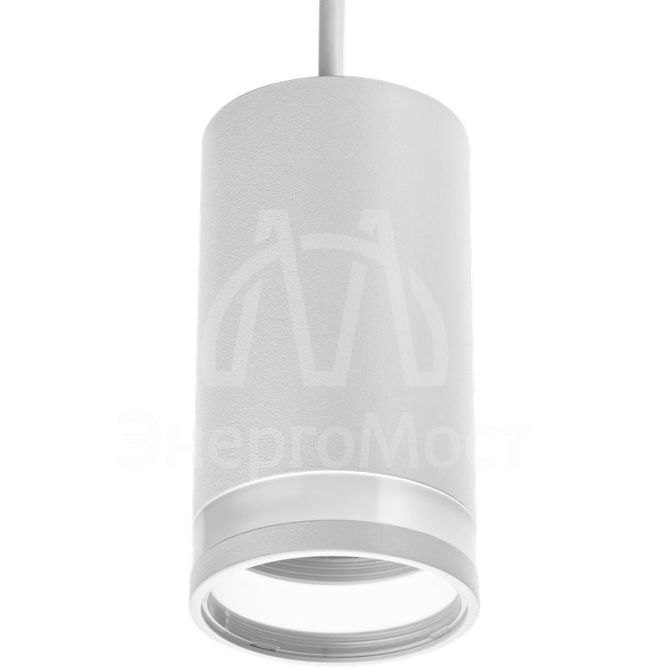 Светильник трековый подвес ARTLINE 55х55х100мм GU10 230В алюм./пластик. 2.6кв.м бел. Ritter 59929 0