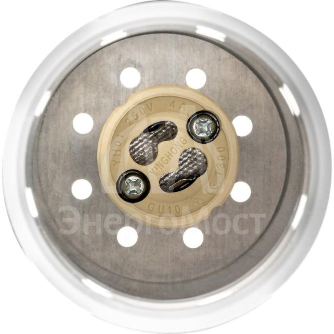 Светильник трековый подвес ARTLINE 55х55х100мм GU10 230В алюм./пластик. 2.6кв.м бел. Ritter 59929 0