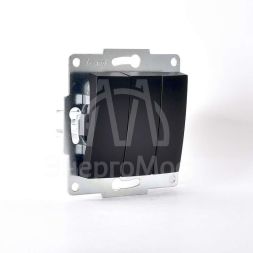 Механизм выключателя 3-кл. 1п СП Karina 10А IP20 черн. бархат LEZARD 707-4288-109