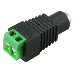 Разъем питания 2.1х5.5мм с клемм. колод. (уп.50шт) Rexant 14-0315