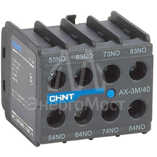 Приставка доп. контакты AX-3M/20 к контактору NXC-06M~12M CHINT 925189