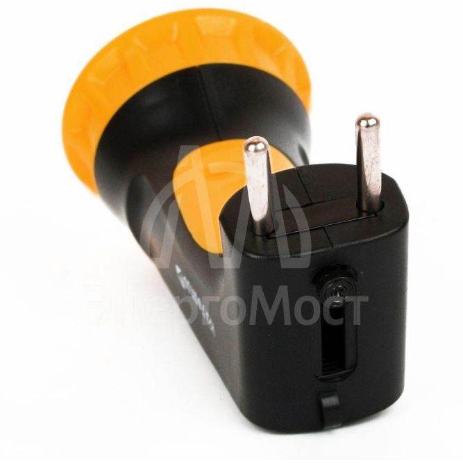 Фонарь LED 3804M (аккум. 220В черн./желт. 4 LED SLA пласт. коробка) Ultraflash 12867