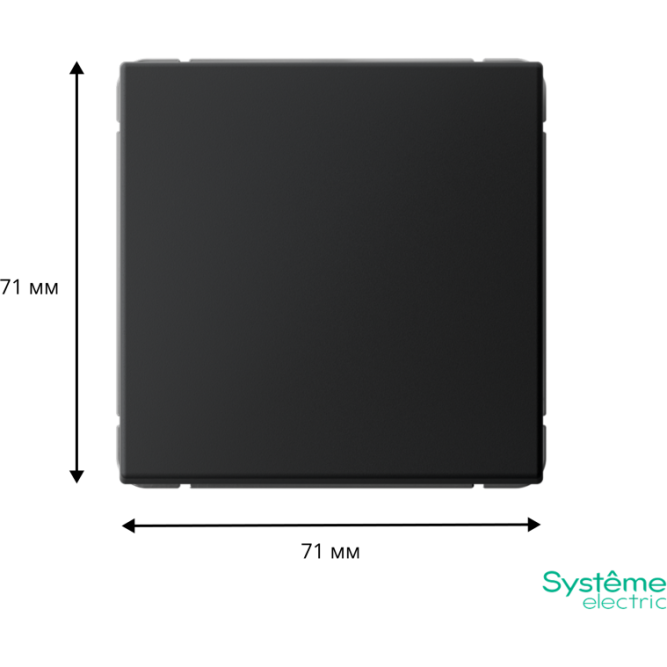 Переключатель 1-кл. ArtGallery 10AX быстрозажим. клем. механизм карбон SE GAL001061S