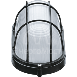 Светильник ЛОН 94 808 NBL-O2-60-E27/BL 1х60Вт E27 IP54 (аналог НПБ 1402 черн. овал с решеткой 60Вт) Navigator 94808